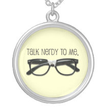 Talk Nerdy To Me Personalized Necklace