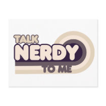 Talk Nerdy to me Post Card
