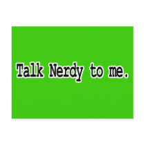 talk nerdy to me postcards