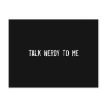 talk nerdy to me post cards