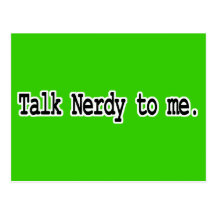 talk nerdy to me postcards