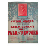 Talk of New York, Cohan, Victor Moore Cards