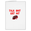 TALK SHIT cards by AshleysTeeShirts TALK SHIT cards