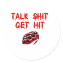 TALK SHIT stickers by AshleysTeeShirts TALK SHIT stickers