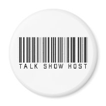 Talk Show Host Bar Code magnets by NotWorking Talk Show Host Bar Code magnets