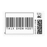 Talk Show Host Bar Code Stamp