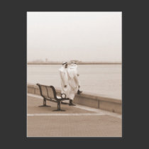 Talk Talk, Men in Dishdasha in Kuwait postcards