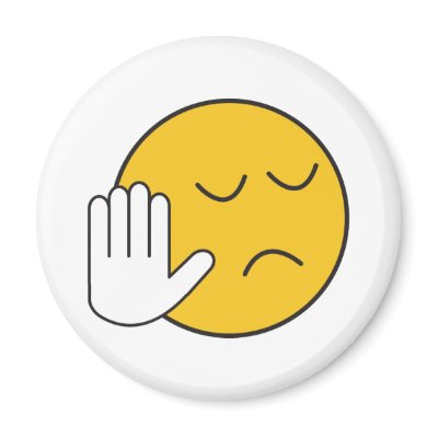 talk to the hand emoticon on blackberry