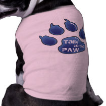 Talk to the Paw! Dog t-shirt pet clothing by DoggieAvenue Talk to the Paw! Dog t-shirt pet clothing