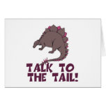 Talk to the Tail DInosaur Greeting Cards