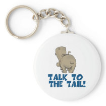 Talk to the Tail Hippo Keychains