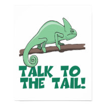 Talk to the Tail Lizzard Iguana posters