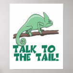 Talk to the Tail Lizzard Iguana posters