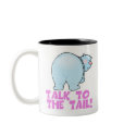 Talk to the Tail Polar Bear mugs