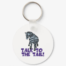Talk to the Tail Zebra keychains