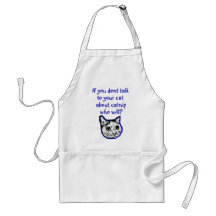 Talk to your cat about catnip apron