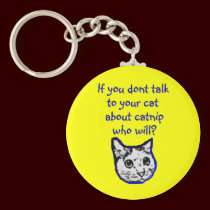 Talk to your cat about catnip keychains