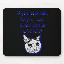 Talk to your cat about catnip mousepads
