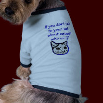 Talk to your cat about catnip pet clothing