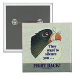 Talk Too Much Pinback Button