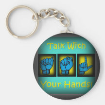 Talk With Your Hands (2) Key Chain