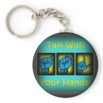 Talk With Your Hands (2) Key Chain