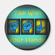 Talk With Your Hands (2) Magnets