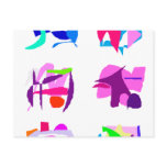 Talkative postcards