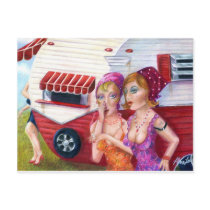 Talkin' Trash, Post Card by Alma Lee