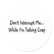 Talking Crap stickers by lookcrazy Talking Crap stickers