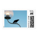 Talking Crow Postage Stamp