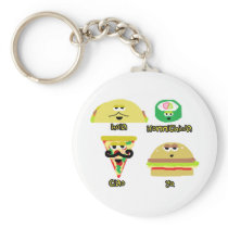Talking Foods Key Chains