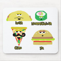Talking Foods Mouse Pads