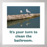 Talking Gull Poster posters