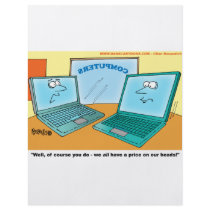 Talking Laptop Computer Cartoon flyers by computer_tech_gifts Talking Laptop Computer Cartoon flyers