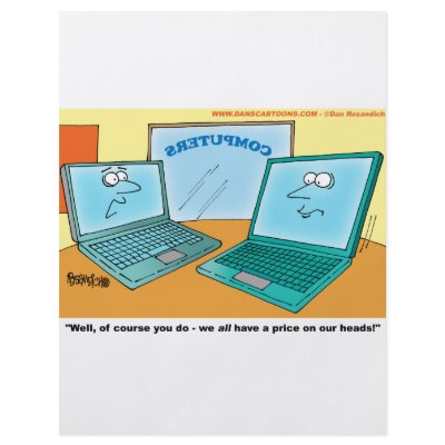 cartoon talking computer