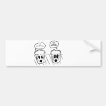 Talking Muffin Bumper Sticker