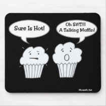 Talking Muffin Joke Mousepad by Mousefx Talking Muffin Joke Mousepad