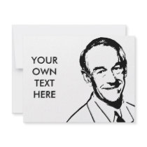 Talking Ron Paul Personalized Invitation