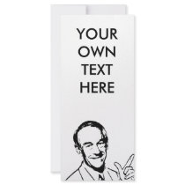 Talking Ron Paul Full Color Rack Card