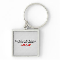 Talking Snakes and Bushes Keychains