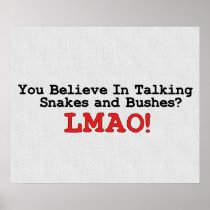Talking Snakes and Bushes Print