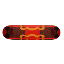 Talking snakes skate boards