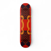 Talking snakes skate boards