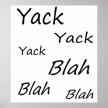Talking Text Print