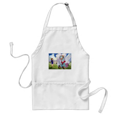 Talking to Mother Goose Aprons by SherryHolderHunt