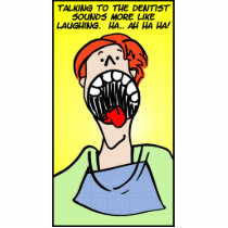 Talking to the Dentist photo sculptures
