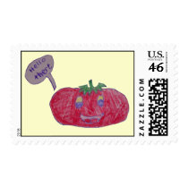 talking tomato postage by SuperMaggie talking tomato postage