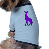 Tall African Giraffe Animal Silhouette Giraffidae pet clothing by inquester Tall African Giraffe Animal Silhouette Giraffidae pet clothing