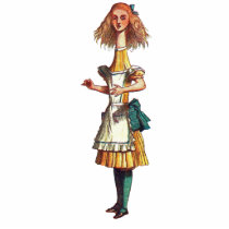 Tall Alice 1 Pin Acrylic Cut Outs